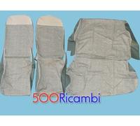 FIAT 500 D KIT FODERE IN TESSUTO TAPPEZZERIA SEDILE COMPLETO RIVESTIMENTO VERDE
