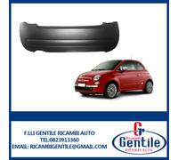 FIAT 500 DAL 2007 AL 2015 PARAURTI POSTERIORE CON PRIMER DA VERNICIARE