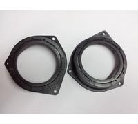 FIAT 500 dal 2007 - CP. SUPPORTI POSTERIORI per ALTOPARLANTI 100/130mm