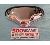FIAT 500 EPOCA FANALINO POSTERIORE FANALE LUCE TARGA PLASTICA CROMATO