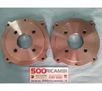 FIAT 500 F L R 126 COPPIA FLANGE 4X98 CERCHIO DISTANZIALE RUOTA