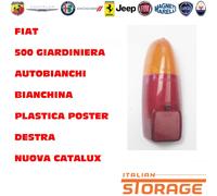 FIAT 500 GIARDINIERA AUTOBIANCHI BIANCHINA PLASTICA POSTER DESTRA CATALUX 5829