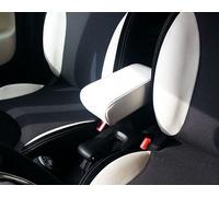 FIAT 500 L Bracciolo BIANCO cuciture nere regolabile lunghezza MONTAGGIO no viti