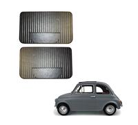 FIAT 500 L EPOCA 1965 COPPIA PANNELLI PORTE ANTERIORI LATERALI NERO PELLE