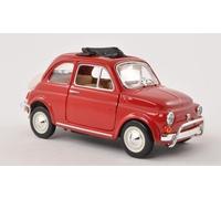 Fiat 500 L, rosso, 1968, modello di automobile, modello prefabbricato, Bburago 1:24 Modello esclusivamente Da Collezione