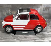 Fiat 500 L Toga Di kappa Bianco Rosso 1965 1:18 Scala Solido 1801408