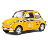 Fiat 500 Nuova New York Taxi giallo modello di auto S1801407 Solido 1:18