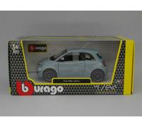 1:24 BURAGO Fiat 500E Full Electric 2021 Light Blue BU21110LB