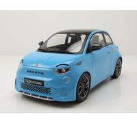 Fiat 500E Abarth 2024 Blu Chiaro Modellino 1:18 MCG