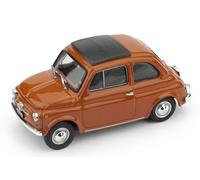 Brumm Modellino Auto FIAT 500F Chiusa 1965-1972 Rosso Corallo Chiaro Scala 1:43