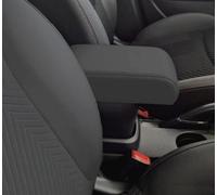 FIAT 500L 06/2017-2022 Bracciolo PREMIUM in tessuto nero -montaggio a pressione