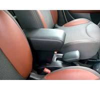 FIAT 500L (2012-2017) - Bracciolo REGOLABILE con portaoggetti XXL - senza forare