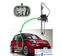 Fiat 500L Alzavetro Alzacristallo Anteriore Destro Motorino Finestrino Vetro