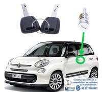 Fiat 500L Cilindretto Serratura Nottolino Porta Guidatore Sinistra Con 2 Chiavi