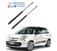 Fiat 500l Molle A Gas Sostegni Pistoncini Baule Bagagliaio Ammortizzatori Cofano