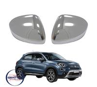 FIAT 500X DAL 2015 KIT CALOTTE CROMATE SPECCHIETTO RETROVISORI DESTRO SINISTRO