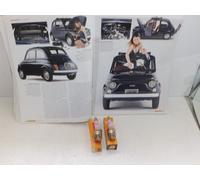 FIAT 595 - 126 ABARTH - CANDELE 4 PUNTE ORIGINALI LODGE CERAMICA ROSA