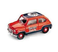 MODELLINO AUTO STATICO BRUMM FIAT 600 RAMAZZOTTI 1960 MODELLISMO SCALA 1:43