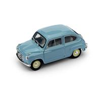 1:43 BRUMM Fiat 600 Berlina I Series 1955 Grigio Perla Light Grey R247-03