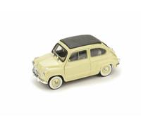 Fiat 600 1a Serie Trasformabile Tettino Chiuso 1956 Beige 1:43 R249-09 BRUMM