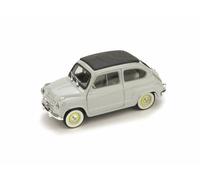 Fiat 600 1a Serie Trasformabile Tettino Chiuso 1956 Grigio Perla 1:43 Model