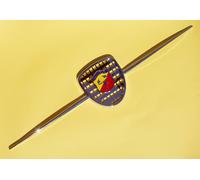 FIAT 600 - ABARTH 850 1000 MASCHERINA IN METALLO METAL CHROME FRONT EMBLEM