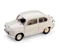 1:43 BRUMM Fiat 600 Derivazione Abarth 750 1956 Light Grey R265