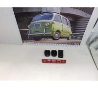 FIAT 600 MULTIPLA DEL 56 - COPRIPEDALI IN GOMMA ORIGINALI PZ 03