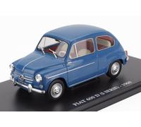 FIAT - 600D serie 1 dal 1960 blu a 1/24 di IXO per Hachette