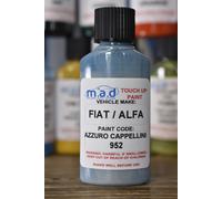 Fiat 952 Azzuro Cappellini Pittura 30ML Ritocco Kit Riparazione Grattare 500 X