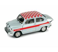 MODELLINO AUTO STATICO BRUMM FIAT 1000 ABARTH BERLINA CORSA 1966 SCALA 1/43