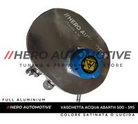Fiat Abarth 595 500 Vaschetta acqua Radiatore ALLUMINIO Con Tappo E Livello