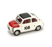 Brumm Modellino Auto 1:43 Fiat 595 Abarth N.108 Trofeo Italiano Turismo Vincitore R479