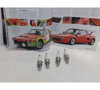FIAT ABARTH X 1 /9 DEL 74 - CANDELE N 82G GOLD PALLADIUM ORIGINALI CHAMPION PZ 4