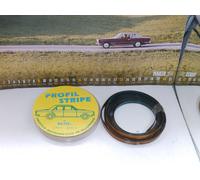 FIAT / ALFA / LANCIA - PROFILO DECORATIVO AUTOADESIVO IN ALLUMINIO MOGANO