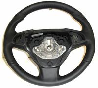 FIAT BRAVO '07 COPRI VOLANTE RIVESTIMENTO SPECIFICO in VERA PELLE 100% NERA