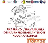 FIAT BRAVO I BRAVA MAREA OSSATURA FRONTALE ANTERIORE NUOVA ORIGINALE 46521590