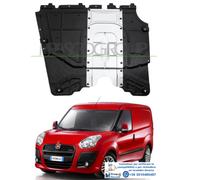Fiat Doblo' 2009 In Poi Coprimotore Riparo Motore Paratia Inferiore Nero Carter