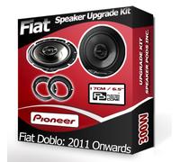 Fiat Doblo Anteriore Porta Altoparlanti Pioneer 13.3cm 13cm Auto Kit + Pods 250W