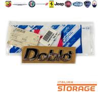 FIAT DOBLO' LOGO FREGIO SIGLA EMBLEMA NUOVO ORIGINALE 46757491 51743443