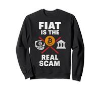 Fiat è la Vera truffa Bitcoin Felpa