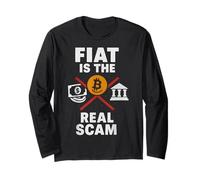 Fiat è la Vera truffa Bitcoin Maglia a Manica