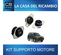 FIAT KIT COMPLETO 3 SUPPORTI SOSTEGNI MOTORE E CAMBIO PER PANDA 141 4X4 Y10