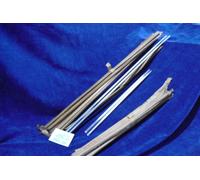 FIAT N 500 D DAL 11/64 SET PROFILI D'EPOCA PORTA + PARAFANGO BEAD MODING N.O.S.