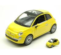 Fiat Nuova 500 2007 Yellow 1:24 Model 71013Y NEW RAY