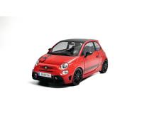 MODELLINO AUTO STATICO SOLIDO FIAT NUOVA 500 ABARTH 595 2022 ROSSO SCALA 1/18