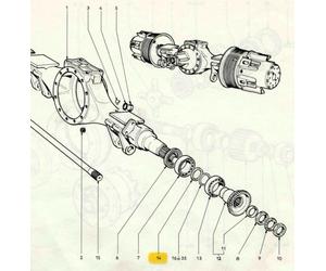 FIAT OM IVECO UNIC RONDELLA ROSETTA PIANA OEM 4639919