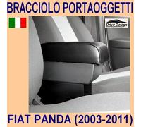 FIAT PANDA (2003-2011) - bracciolo con portaoggetti - REGOLABILE IN LUNGHEZZA