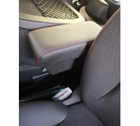 FIAT Panda 2012-2024 bracciolo portaoggetti +cuciture rosse-per leva freno lunga