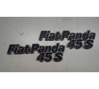 Fiat Panda 45 S - Logo Scritta Fregio Posteriore